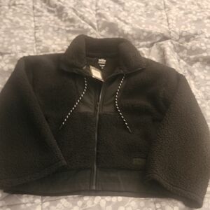 Under Armour Women's Black Sherpa Puffer Jacket